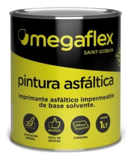 pa4m Pintura Asfaltica Megaflex x 4Lts