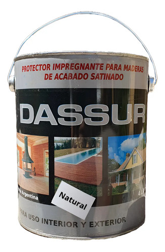 das4C Protector Impregnante para maderas Dassur x 4Lts CEDRO