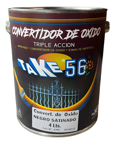 cons4 CONVERTIDOR Negro Satinado x 4Lts.