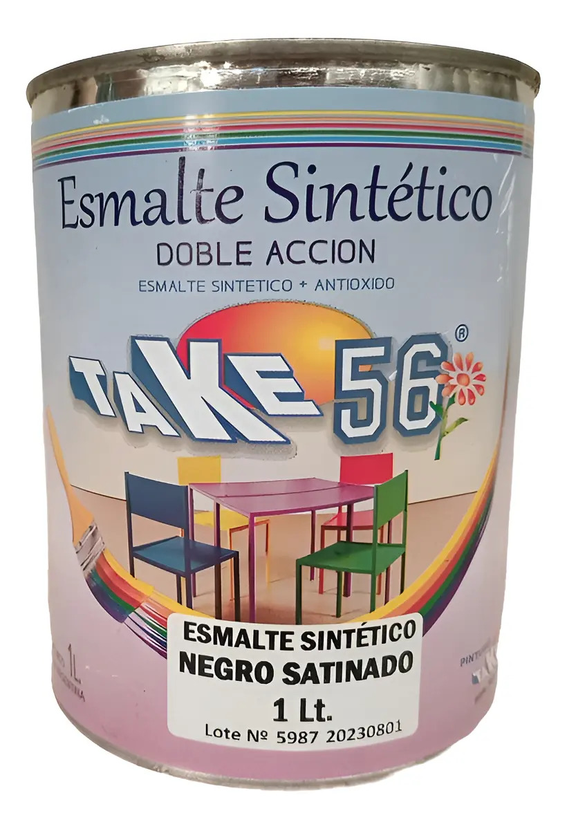 esns1 ESMALTE SINT. NEGRO SATINADO x 1 Lt.