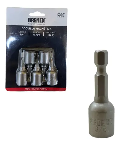 bm38b5 7289 - Boquilla Magnetica 3/8 X 45MM (X5) BREMEN