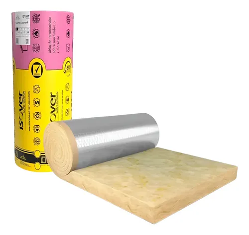 RP501440 Lana de Vidrio Isover Rolac Plata 50mm x 14,4m2