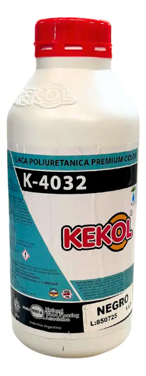k4032N1 K-4032 Laca al agua para muebles NEGRO x 1lt