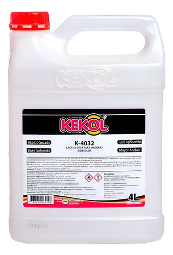 k4032N4 K-4032 Laca al agua para muebles NEGRO x 4lts