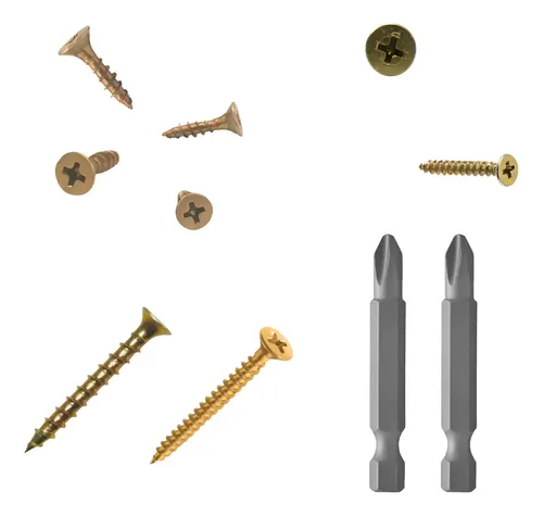 Kmueb1 Kit Mueblero: 3 FIX 3,5x15 + 2 4x35 + 1 4x50 + 1 3x30 + 2PH2L