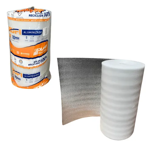 ru10x2 Espuma ISOLANT RUFI Aluminizada 10mm (2 rollos x 20m2C/U)