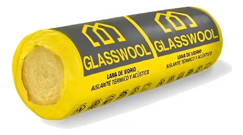 Lana de vidrio Glasswool plata aluminio liso 50 (21,6m2) con solapa