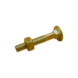 Bulón Cabeza Redonda Cuello Cuadrado Dorado - 1/4x 1 1/4 X500u