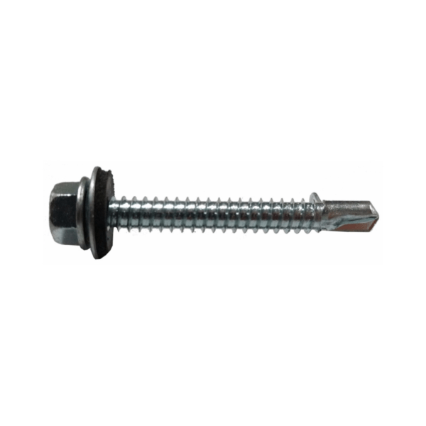 Tornillo Punta Mecha para Techo con Arandela Vulcanizada x 100 unidades - Image 3