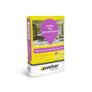 Pegamento Weber Flex Porcellanato X 25 Kg
