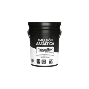 Membrana Mega Flex Emulsión Asfáltica Al Agua | Balde de 18lts