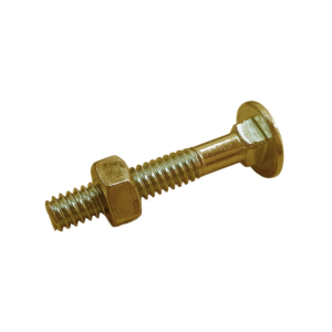 Bulón Cabeza Redonda Cuello Cuadrado 1/4x 2 1/4 Dorado | Bolsa de 100 Unidades