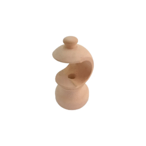 Soporte Abierto De Madera Para Cortinas De 22mm