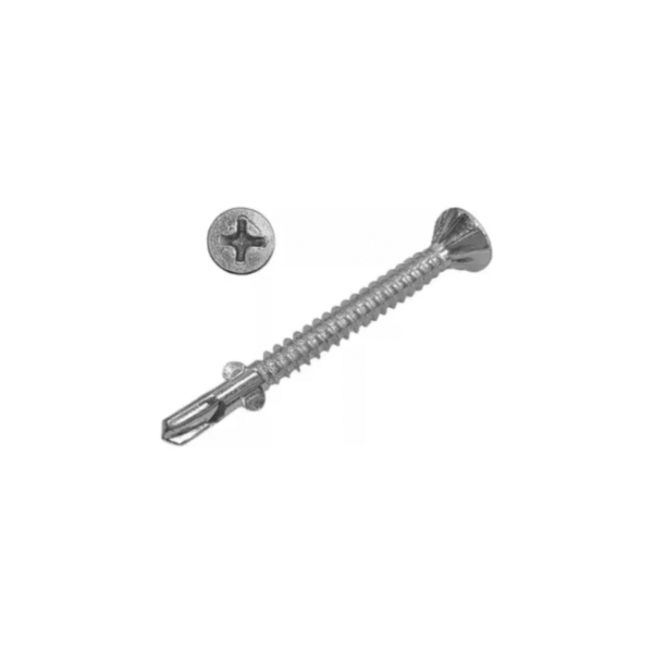 Tornillo Autoperforante Punta Mecha Con Alas 8 X 1 1/2" 200 Unidades - Image 2