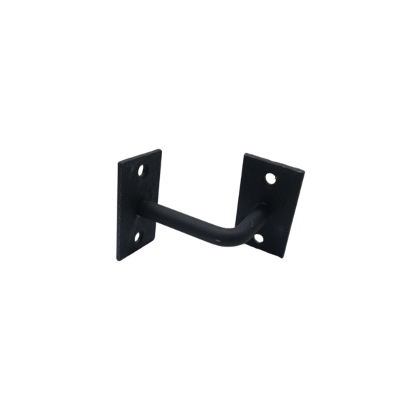 Soporte de Hierro Negro Rectangular para Pasamanos de Escalera - Image 2