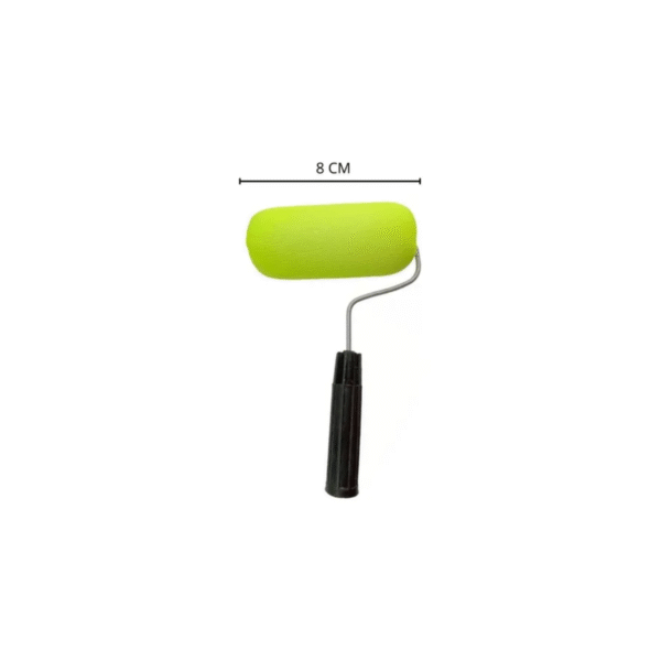 Rodillo Forrado Goma Espuma 8cm Pintura Esmalte Sintetico - Image 2