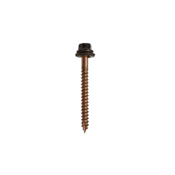 Tornillo 1/4" x 2 ½" Punta Aguja con Arandela de Goma Vulcanizada | Bolsa de 100 Unidades - Image 2