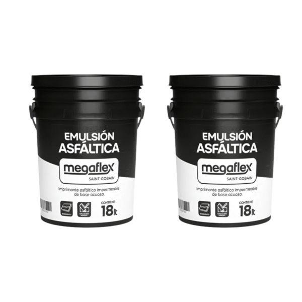 Membrana Mega Flex Emulsión Asfáltica Al Agua | Balde de 18lts - Image 5