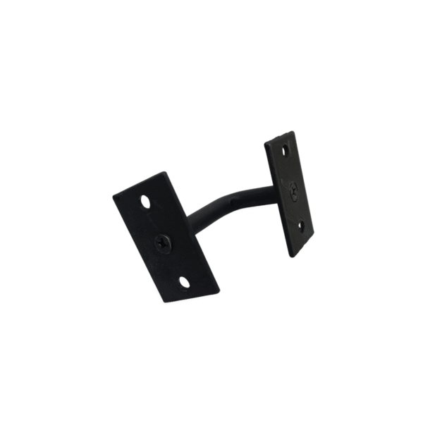 Soporte de Hierro Negro Rectangular para Pasamanos de Escalera - Image 5
