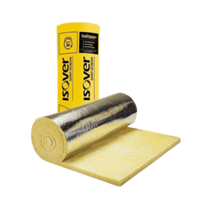 Lana De Vidrio Con Aluminio Isover Rolac Plata 50mm X 21,6m2