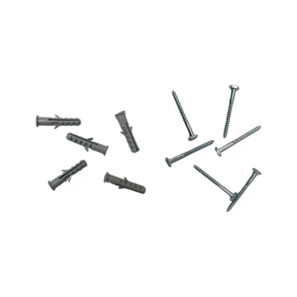 Combo Tornillo Tirafondo 3/16 X 2 + Tarugo Con Tope N°8 X50u