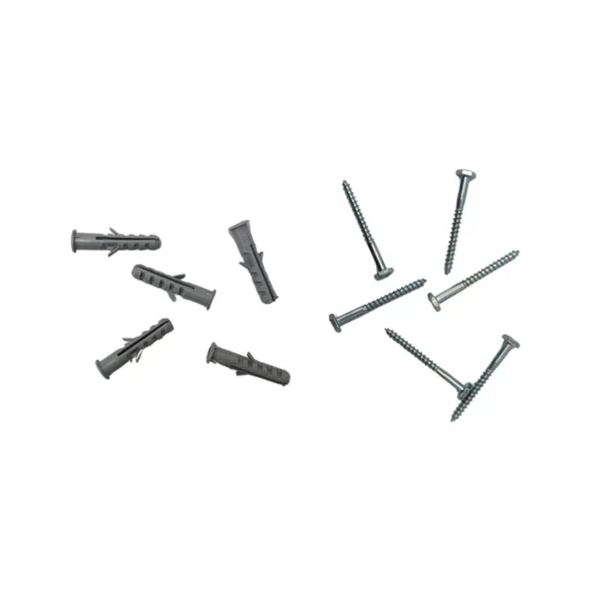 Combo Tornillo Tirafondo 3/16 X 2 + Tarugo Con Tope N°8 X50u
