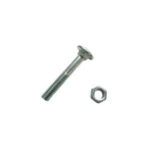 Bulón Para Portones Plateado 5/16 X 2 Con Tuerca X 50u