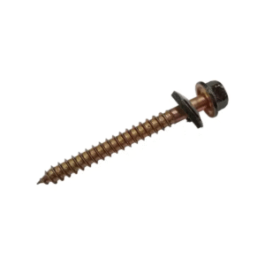 Tornillo 14 X 2  X 1000u Punta Aguja Arandela Goma Negro