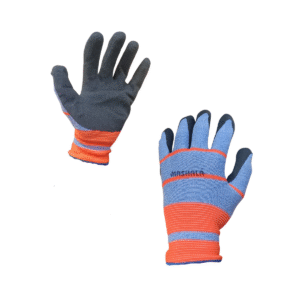 Guantes Mecano Para Trabajo De Mecánica Azul Y Naranja