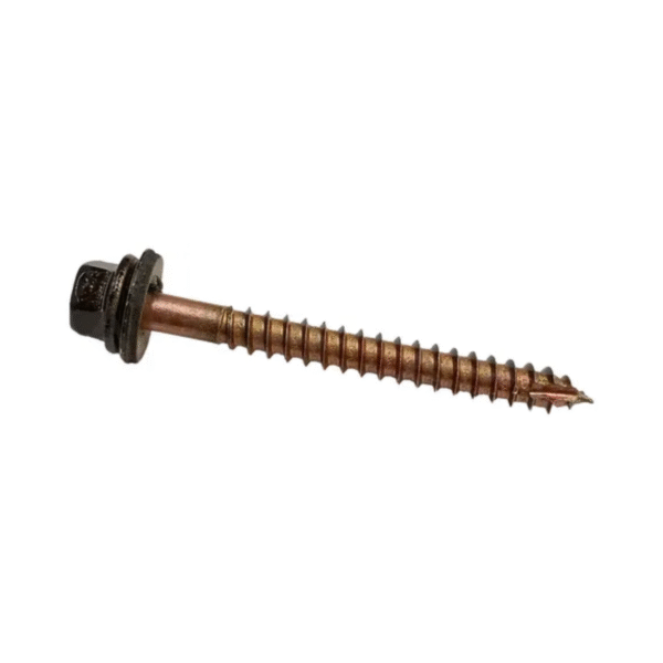 Tornillo 14x2 1/2 X1000u Punta Aguja Arandela Goma Vulcanizada Negro - Image 4