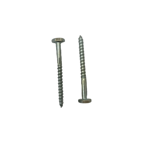 Combo Tornillo Tirafondo 3/16 X 2 + Tarugo Con Tope N°8 X50u - Image 2
