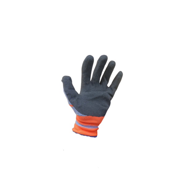 Guantes Mecano Para Trabajo De Mecánica Azul Y Naranja - Image 2