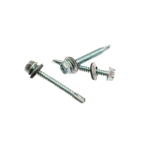 Tornillo Techo 14x4 X600u Mecha Arandela Chapa Goma Vulc