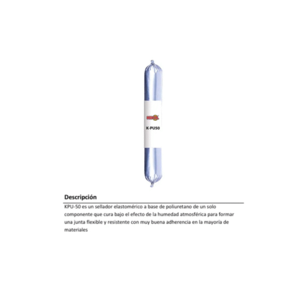 Sellador Chorizo Poliuretanico Kekol Kpu-50 Blanco 600ml - Image 3