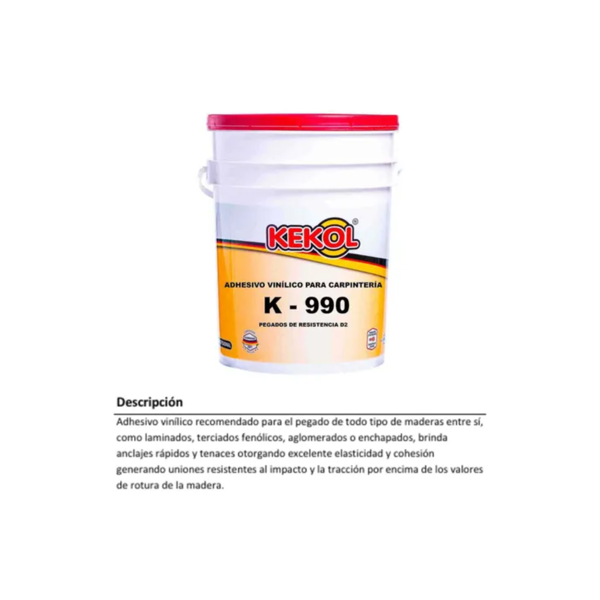 Adhesivo Vinilico Alta Resitencia F. Aplicación K-990 X 22kg - Image 3