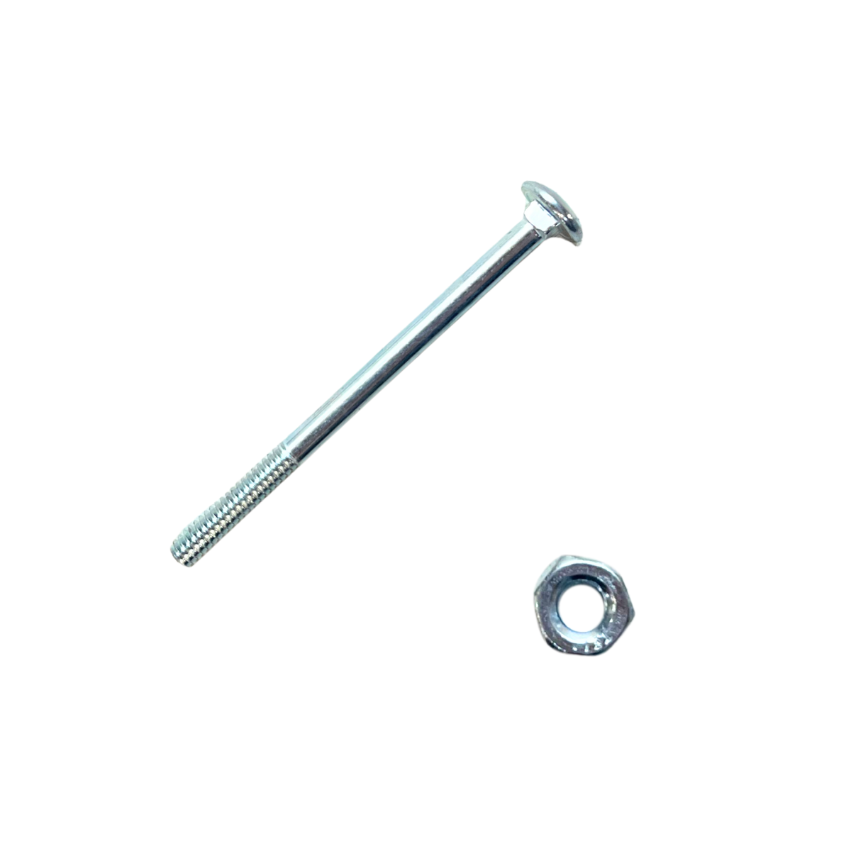 Bulón Para Portones Plateado Tranquera 1/4x 3 1/2 X20u.