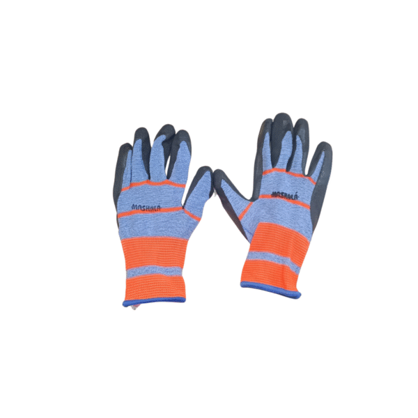 Guantes Mecano Para Trabajo De Mecánica Azul Y Naranja - Image 4