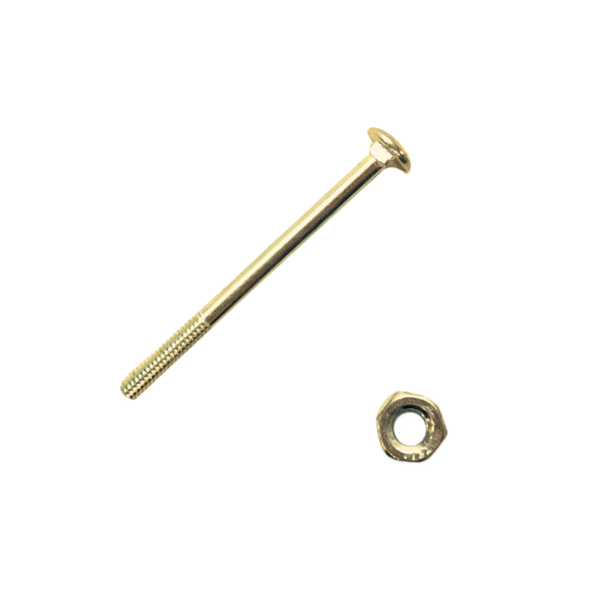Bulón Cabeza Redonda Cuello Cuadrado 1/4x 3 1/2 X20u Dorado - Image 4