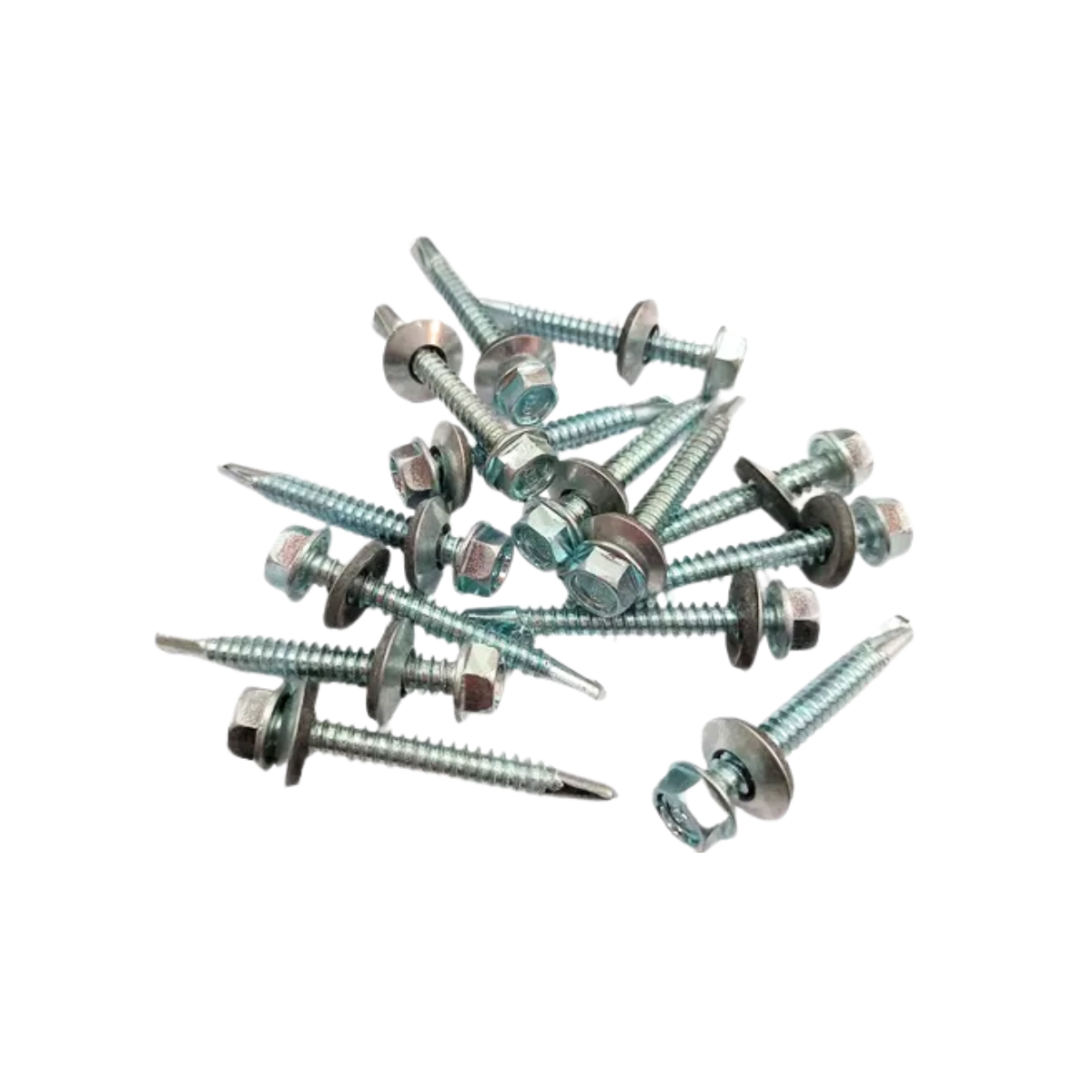 Tornillo Techo 14x4 X600u Mecha Arandela Chapa Goma Vulc - Image 5