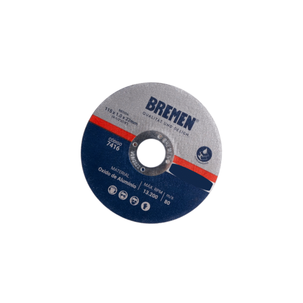 Disco Corte Amoladora Metal Bremen 230 X 1.9mm 7420 X Unidad - Image 4