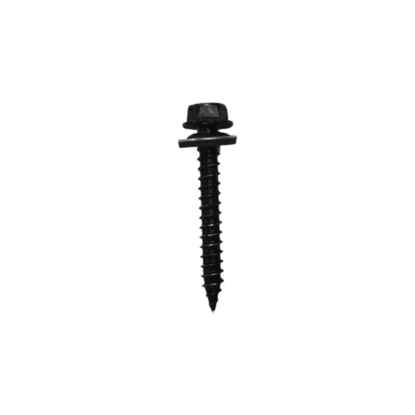 Tornillo Punta Aguja Negro 14x2 X100u C/arandela Chapa Goma - Image 5